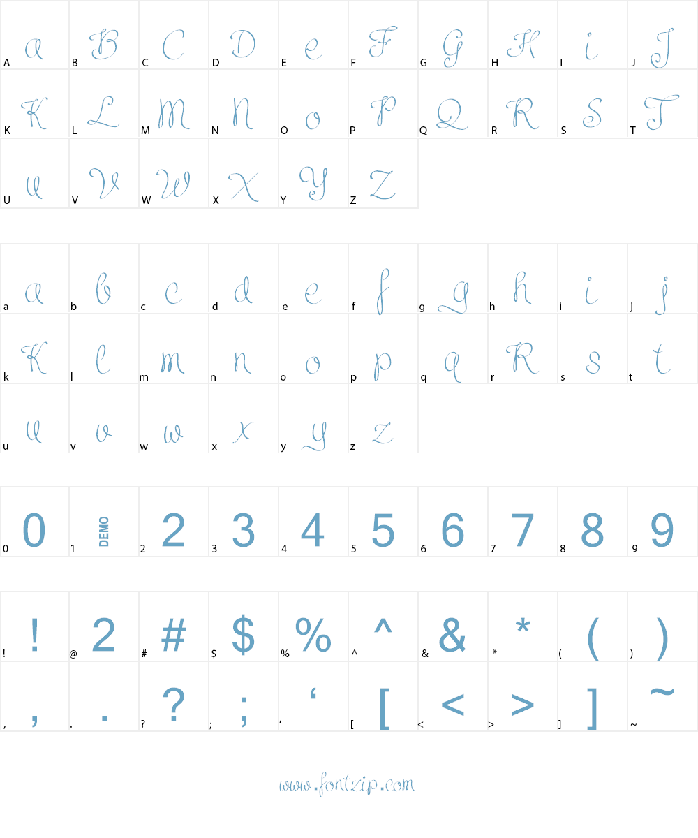 Clarissa Font Character